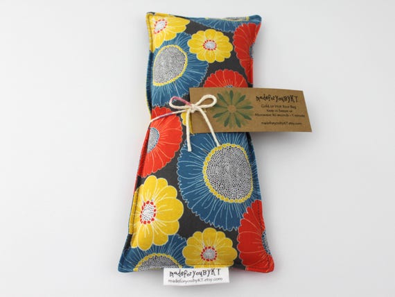 Headache & Eye Rice Bag - 4.5 x 10 inches, hot or cold therapy pack