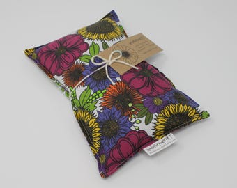 Rectangle Rice Bag - 6.5 x 10 inches, hot or cold therapy pack, heating pad