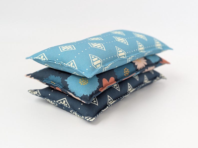 Headache & Eye Rice Bag - 4.5 x 10 inches, hot or cold therapy pack image 2