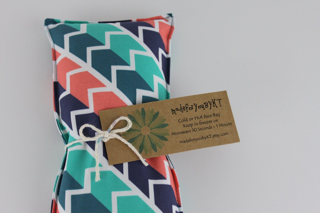 Headache &amp; Eye Rice Bag 4.5 X 10 Inches, Hot or Cold Therapy Pack ...