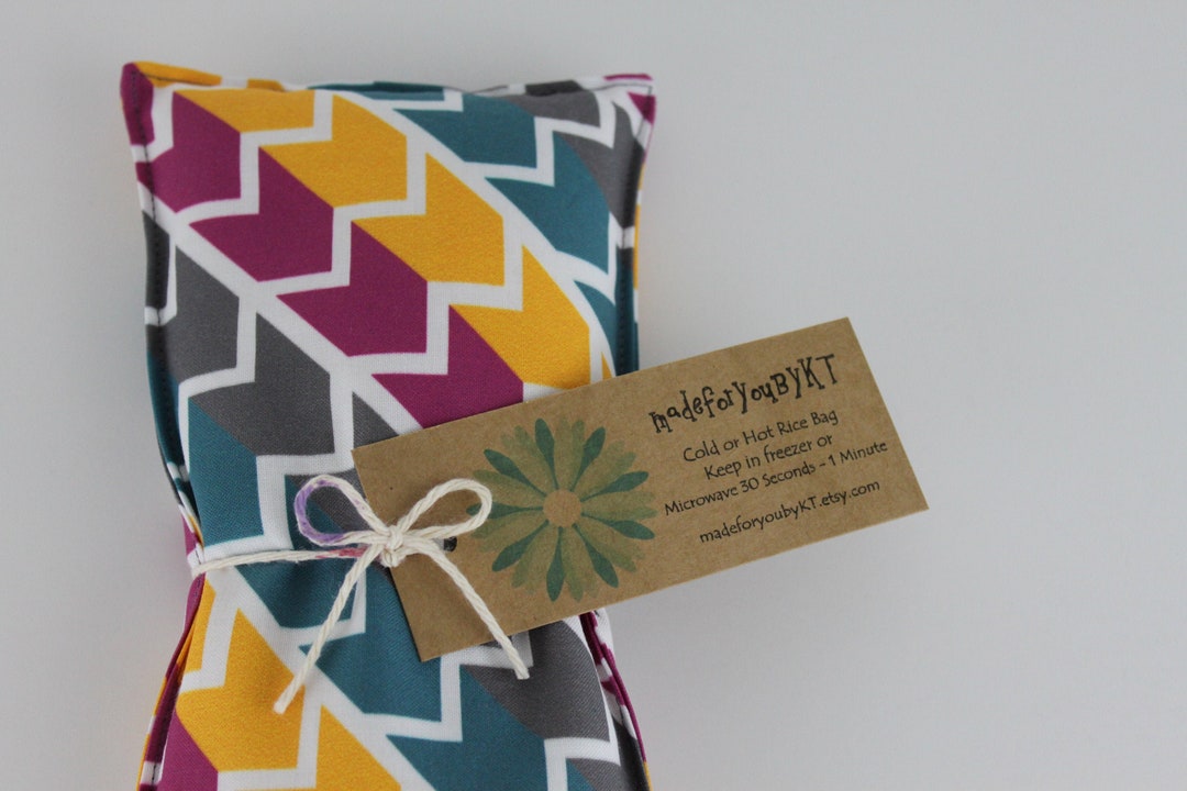 Headache &amp; Eye Rice Bag 4.5 X 10 Inches, Hot or Cold Therapy Pack ...