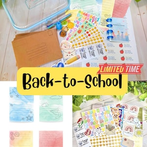 Kids Letter Writing Kit – Pen Pal Set with Themed Stationery, Personalized Address Labels, Stickers, Wax Seals (Zipper Case) Back-to-School