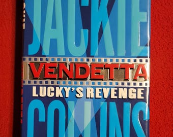 Libro firmado de Jackie Collins, Vendetta Lucky's Revenge