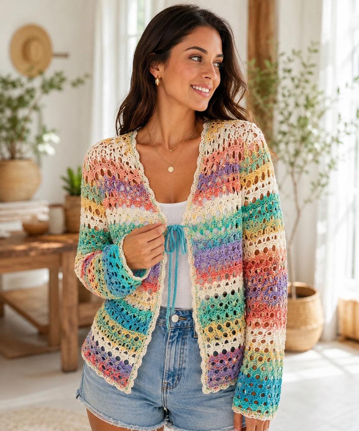 40 Summer Cardigan Crochet Patterns to Keep You Cool and Layered 40 Summer Rainbow Crochet Cardigan