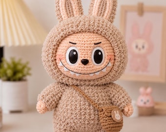 Patrón de amigurumi de La Bubu / Tutorial de muñeca conejita (Descarga en PDF)