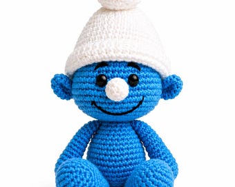 Blue Gnome Crochet Pattern PDF | Amigurumi Doll Tutorial (Instant Download)