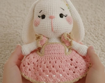 Lapin Amigurumi au crochet, motif PDF, mini lapin de Pâques facile, lapin de poche