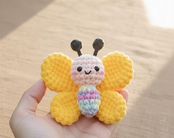 Patron papillon au crochet : didacticiel sur les jouets Amigurumi (PDF)
