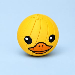 Duck Fidget Ball Expandable 3D Printed Stress Toy, Desk Buddy & Pocket Fidget