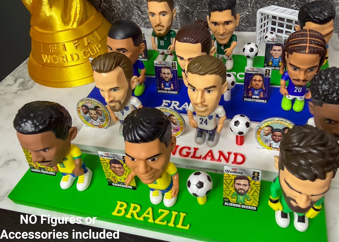 3D Printed ZURU Baller FIFA World Cup Triple Display Stand