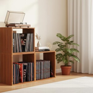 stackable wooden shelves for home office storage