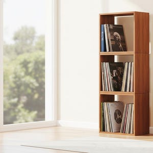 open bookcase shelf natural teak wood furniture