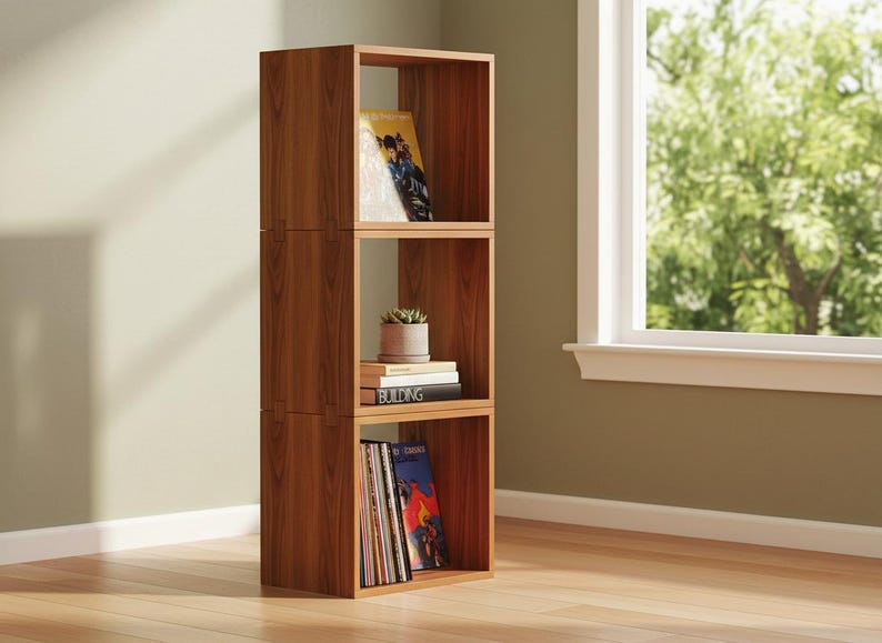 modern farmhouse storage cubes living room organizer