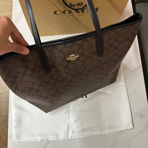 Vintage Coach Leather Totes - Etsy UK
