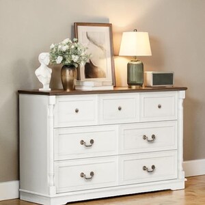 White Shabby Chic Chest of Drawers - Etsy