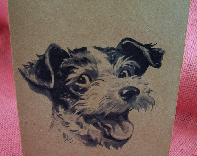 Set of 20 ANY design from shop Greeting Note Cards Invitations Recycled Kraft Cardstock with 12 Matching Envelopes 5 x 7"