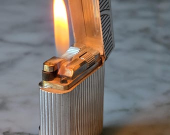 S.T. Dupont Soubreny “Medaillon et Lignes” Ref. 19104 Finitura argento — Uno studio di geometria e silenzio
