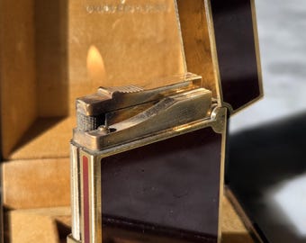 S.T. Dupont Ligne 2 Petit Modèle Ecaille Lacca Oro Accendino Ref. 15576 con scatola