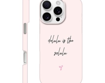 Etui na iPhone'a Delulu Is The Solulu – Dainty & Coquette