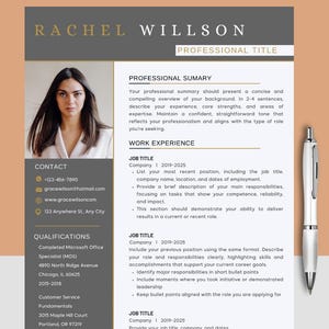 Modern Developer Resume Template | ATS Friendly Resume Software Engineer CV, Clean Programmer Resume for Tech Jobs Software Developer Resume