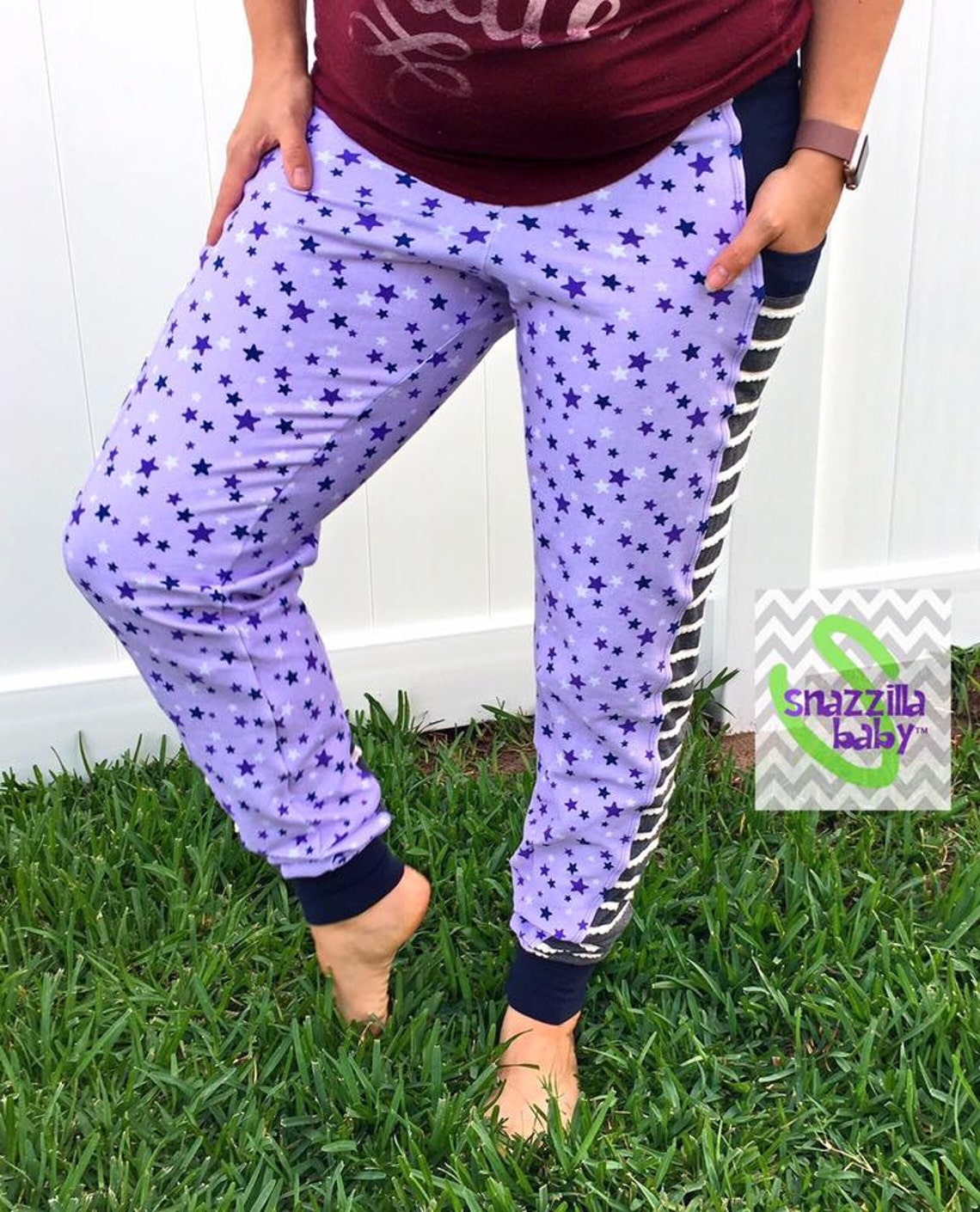 Women's Jammin Joggers Fun & Funky Low Rise Joggers with 3 Etsy