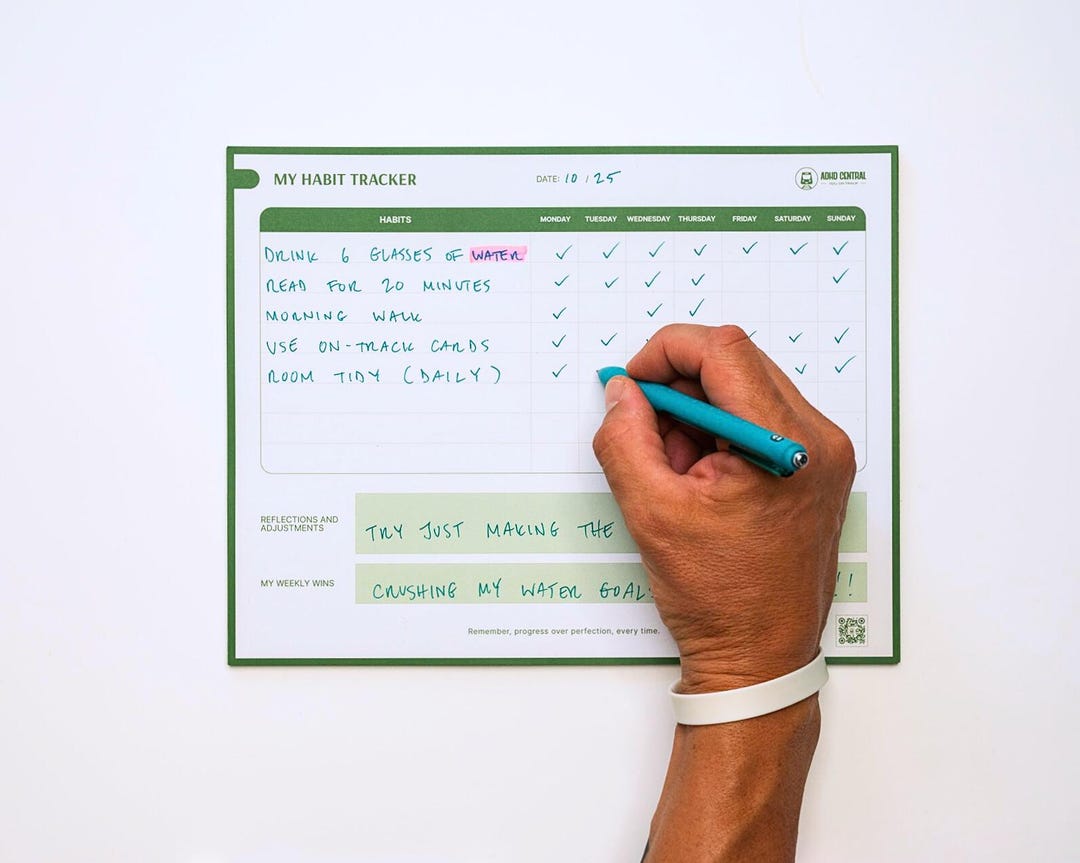 Habit Tracker for ADHD Brains - Etsy