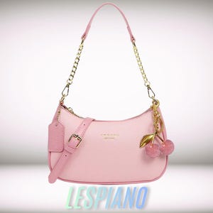 Coach 2Way Signature Pink Sequin Bag Y2K COACH Signature Pink 