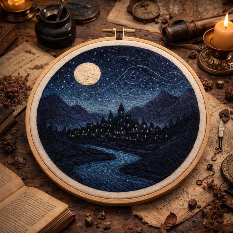 Night Court Inspired Embroidery Pattern image 2