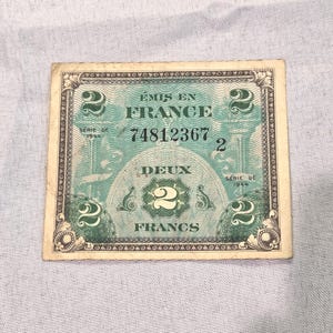 2 Francs 1944 - Etsy