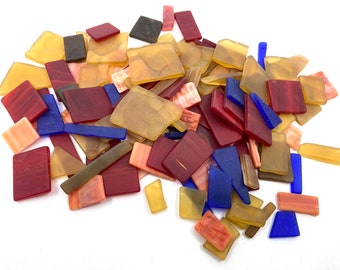 Tumbled MultiColored Stained Glass Scraps