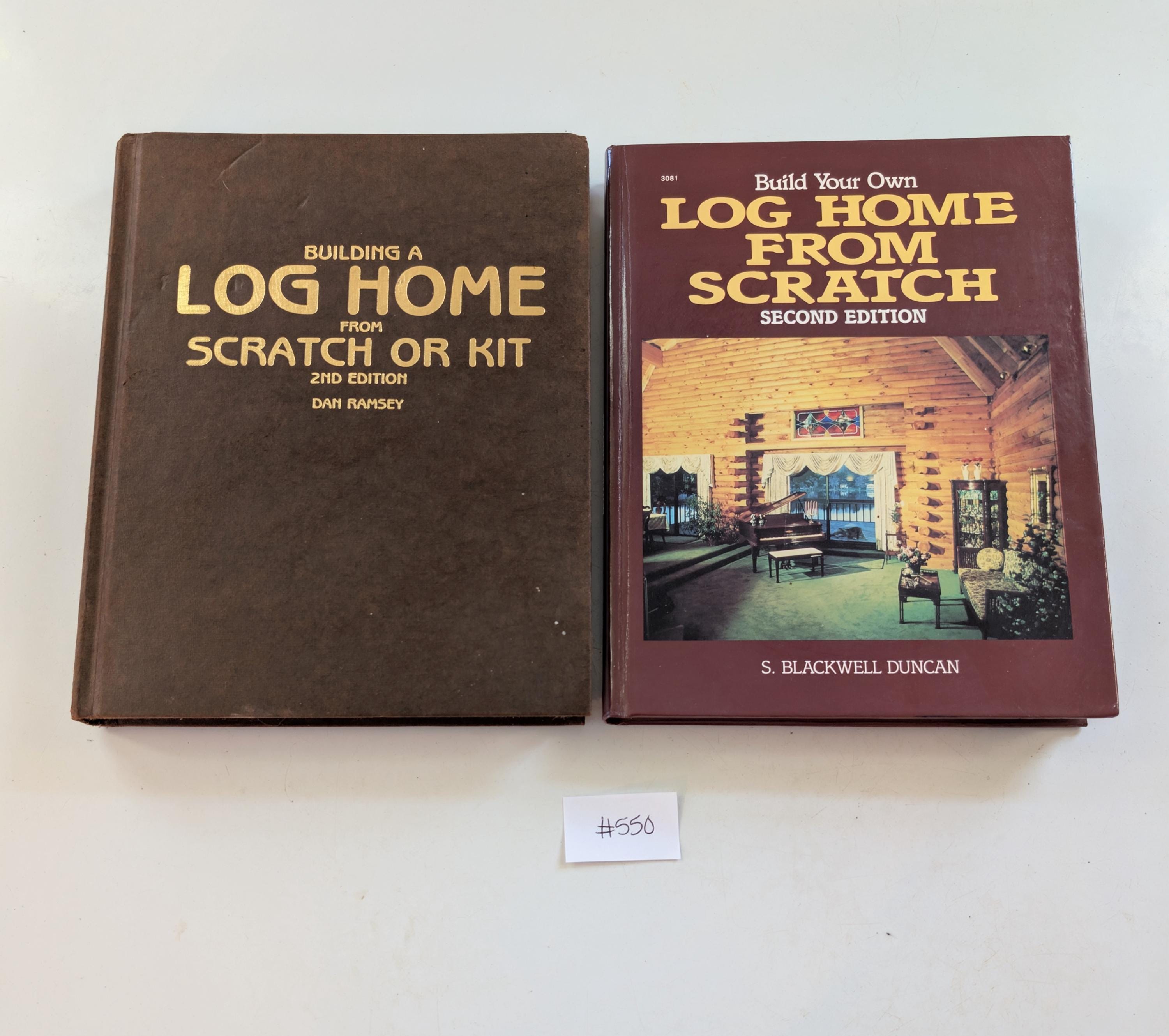 Log Cabin Building Book - Etsy