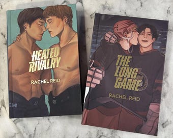 Heated Rivalry & The Long Game by Rachel Reid | Custom Rebound Hardcover Books