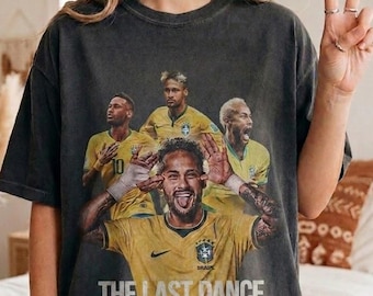 Camiseta de Neymar Jr. de The Last Dance, camiseta de fútbol vintage, Mundial 2026