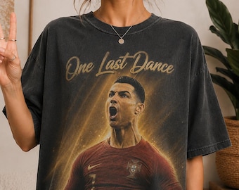Camiseta "One Last Dance" de Cristiano Ronaldo para el Mundial 2026 (Estrellas del Fútbol)