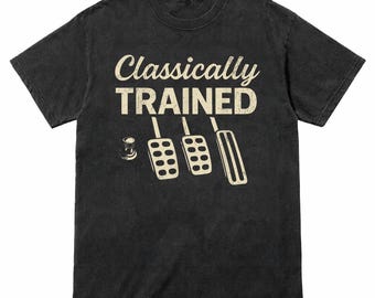 Camiseta de conducción con pedales manuales y atenuador de intensidad, estilo clásico.