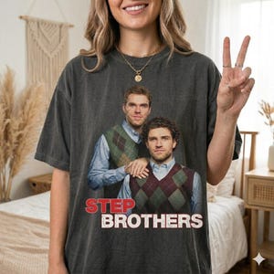 Vintage Connor McDavid Leon Draisaitl Shirt, Step Brothers Retro Graphic Tee, Edmonton Hockey Fan Gift, Comfort Colors Pepper Tshirt