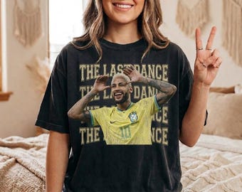 Camiseta de Neymar Jr. de The Last Dance, camiseta de fútbol vintage, Mundial 2026