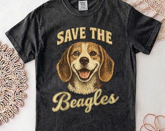 Camiseta "Salva a los beagles y acaba con el maltrato animal"
