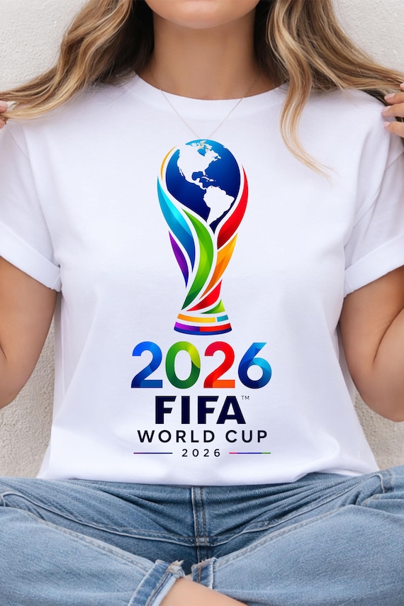 FIFA World Cup 2026 Trophy PNG (Digital Download) – Soccer Art Logo Style
