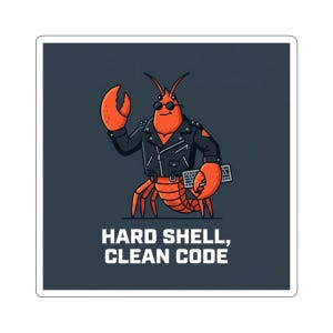 Openclaw Coding Sticker | Die-Cut Programming Logo, Laptop Decal