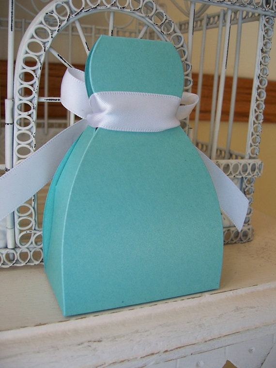 Wedding Favor Customizable Dress Box Many Colors Available Etsy