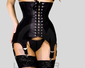 Hourglass Suspender Corset Shaping Waist Cincher Lingerie Custom Made