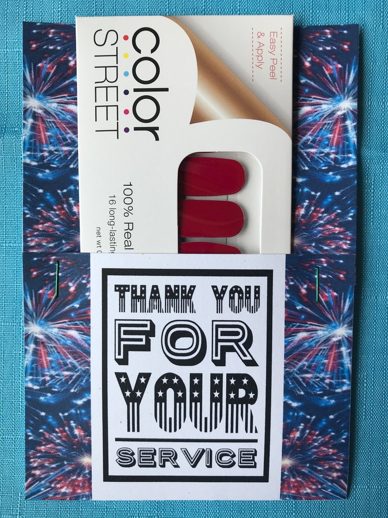 Gift Wrapping Thank You For Your Service Color Street Nail Set Vertical Gift Envelope Pdf Paper Party Supplies Gift Wrapping Thank You For Your Service Color Street Nail Set Vertical Gift Envelope Pdf Paper Party Supplies