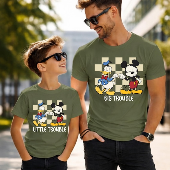 Father and Son Matching Shirts, Matching Mickey and Donald Father Son Shirts, Disney Matching Dad and Son Shirts, Daddy and Me Shirt, Dad