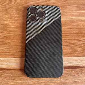 ELEHOLD For IPhone 13 Pro Max Case Carbon Fiber Texture Slim Fit Lightweight Hard PC Back Shockproof Anti-Scratch Protective Cover For IPhone 13 Pro Max,navyblue - View #10