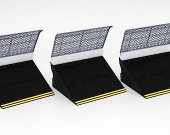 3-Pack 1:43 Diecast Car Track Display Stands – 3D Printed Collector Base