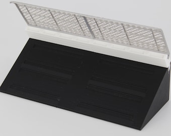 1:64 NASCAR Diecast Car Track Display Stands (4 Cars) – 3D Printed Collector Base