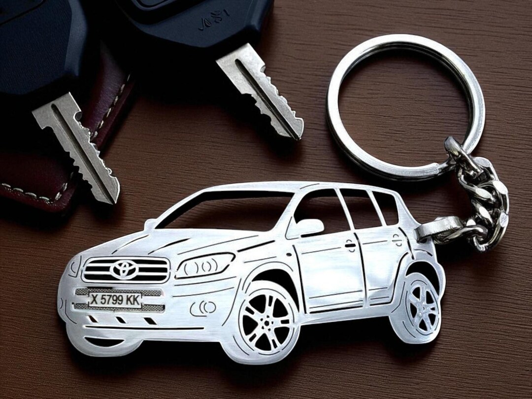 Custom Toyota RAV4 Keychain, Birthday Gift for Him, Personalized ...