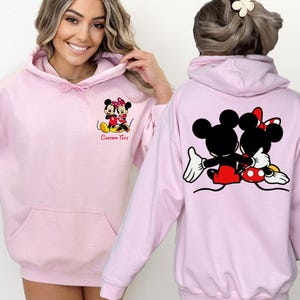 Custom Mickey Mouse Hoodie, Family Vacation Hoodie, Mama and Daddy Hoodie, Disneyland Hoodie, Disney Trip Gift, Disneyworld Hoodie image 2