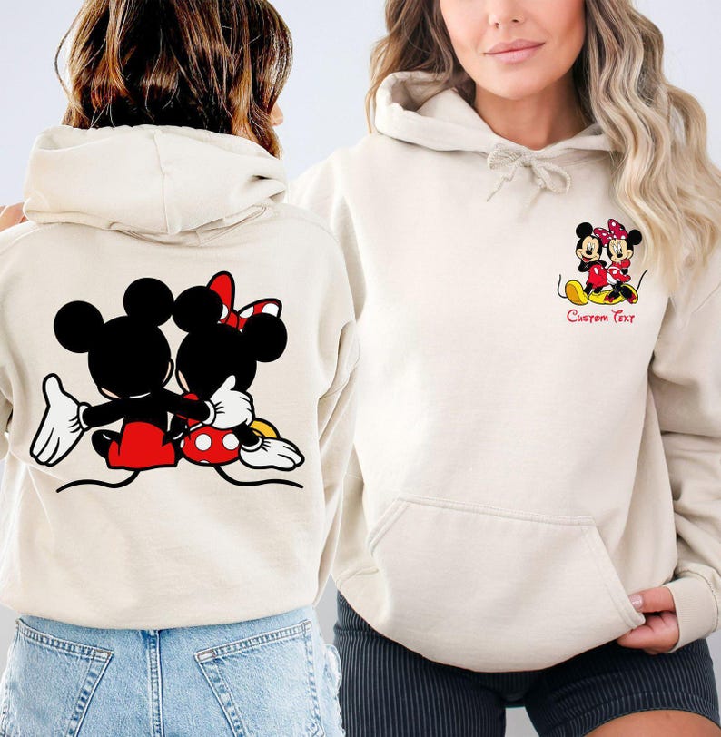 Custom Mickey Mouse Hoodie, Family Vacation Hoodie, Mama and Daddy Hoodie, Disneyland Hoodie, Disney Trip Gift, Disneyworld Hoodie image 1